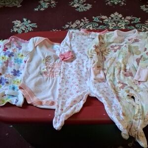 Floral and Striped Bodysuit Collection (Chi115)